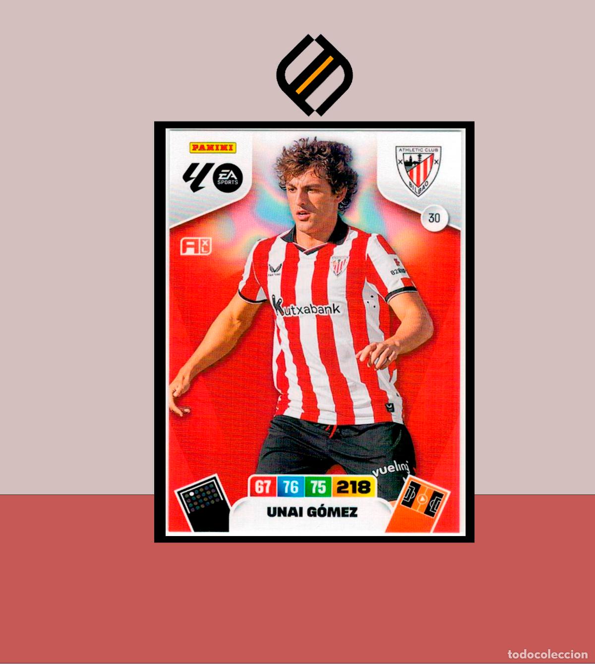 Fu&szlig;ball-Sticker: ADRENALYN XL 2025 2026 PANINI N&ordm; 30 UNAI G&Oacute;MEZ ATHLETIC CLUB BILBAO CARD ALBUM COLECCI&Oacute;N LIGA