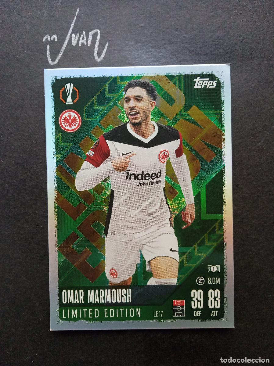 Football Stickers: LE 17 LIMITED EDITION MARMOUSH EINTRACHT FRANKFURT ⚽ TOPPS &reg; MATCH ATTAX EXTRA 2024 2025 24 25