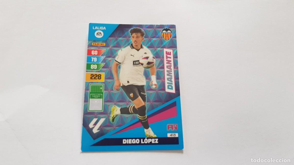 Figurine di Calcio: Adrenalyn XL 2023/2024 23/24 Diamante 413 Diego L&oacute;pez (Valencia)