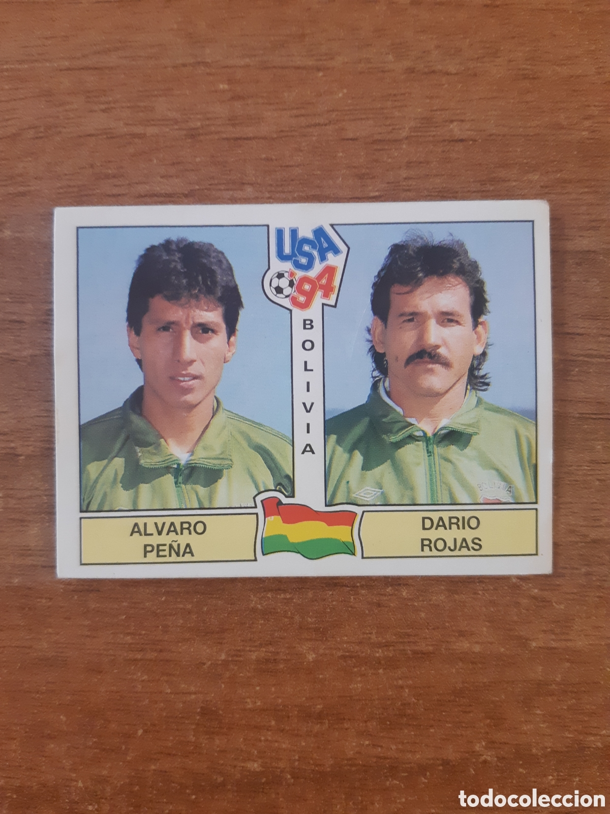 Figurine di Calcio: N&deg;233 Pe&ntilde;a - Rojas (Bolivia) Mundial USA 94 PANINI. Nunca pegado