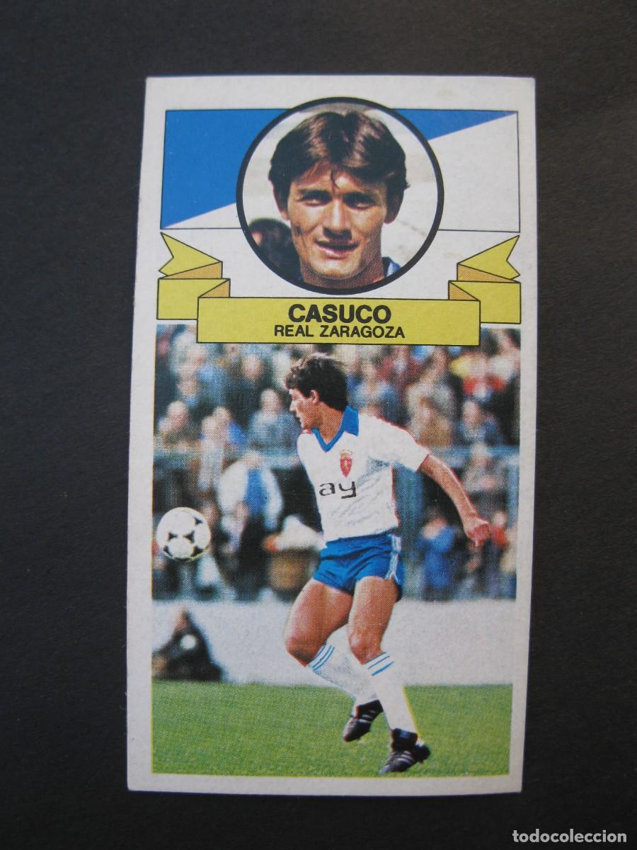 Fu&szlig;ball-Sticker: CASUCO (R. ZARAGOZA) - CAMPEONATO DE LIGA 85/86 - EDICIONES ESTE.