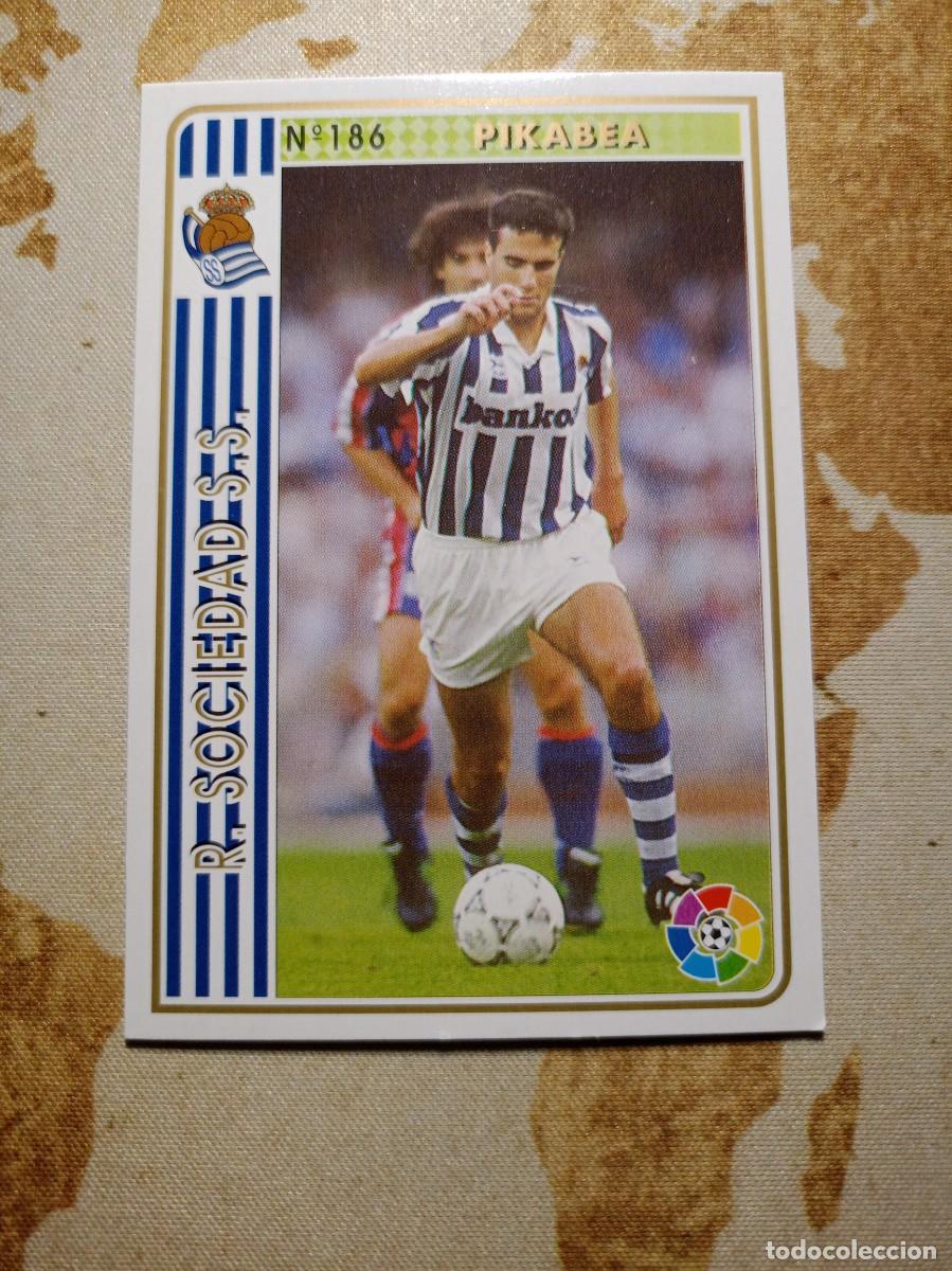 Fu&szlig;ball-Sticker: Real Sociedad 186 PIKABEA Mundicromo las fichas de la liga 1994-95