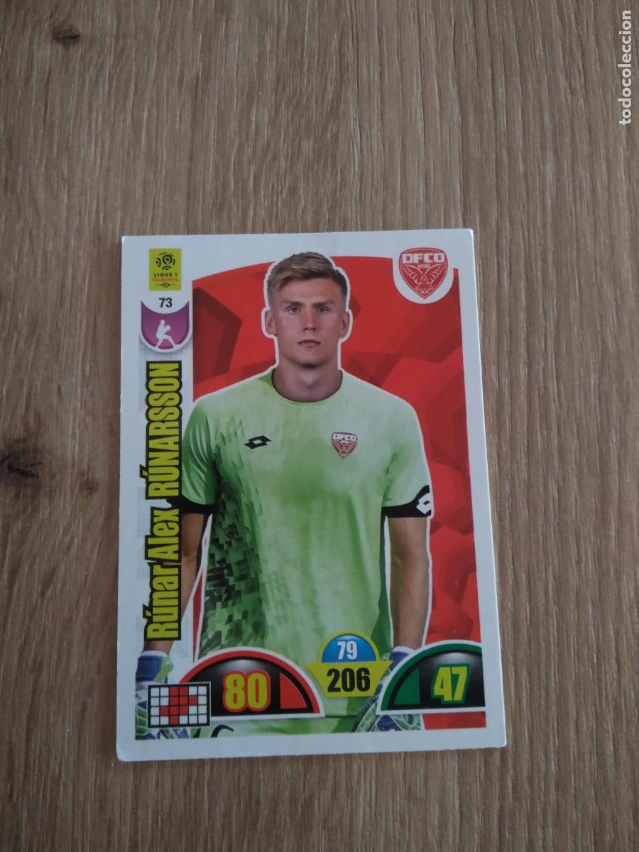 Fu&szlig;ball-Sticker: 73 RUNARSSON DIJON CROMO FUTBOL PANINI LIGUE 1 FOOT 2018-2019 ADRENALYN LIGA FRANCIA 18-19