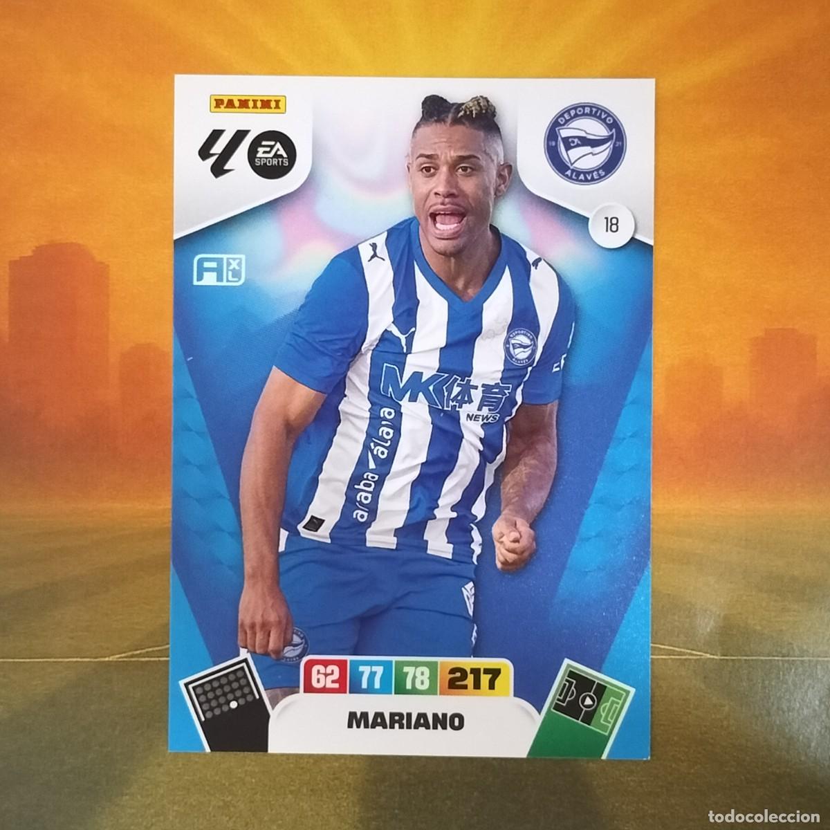 Fu&szlig;ball-Sticker: #018 18 Mariano | Deportivo Alaves | Adrenalyn XL LaLiga 2025 2026