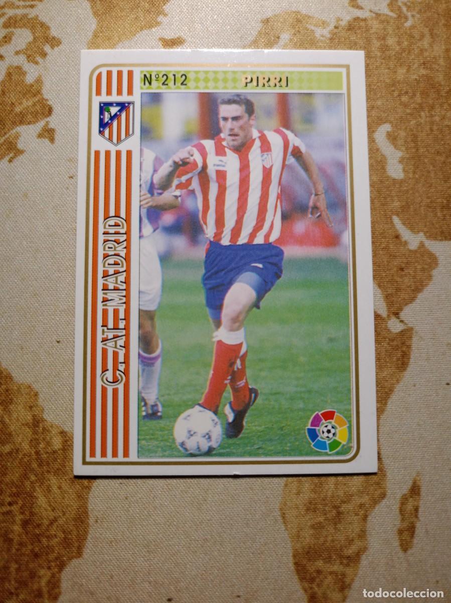 Fu&szlig;ball-Sticker: Atl&eacute;tico de Madrid 212 PIRRI Mundicromo las fichas de la liga 1994-95