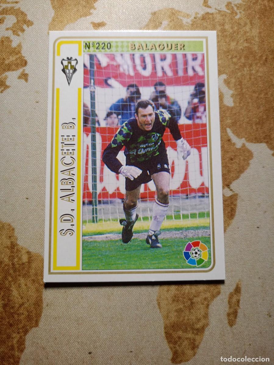 Figurine di Calcio: Albacete 220 BALAGUER Mundicromo las fichas de la liga 1994-95