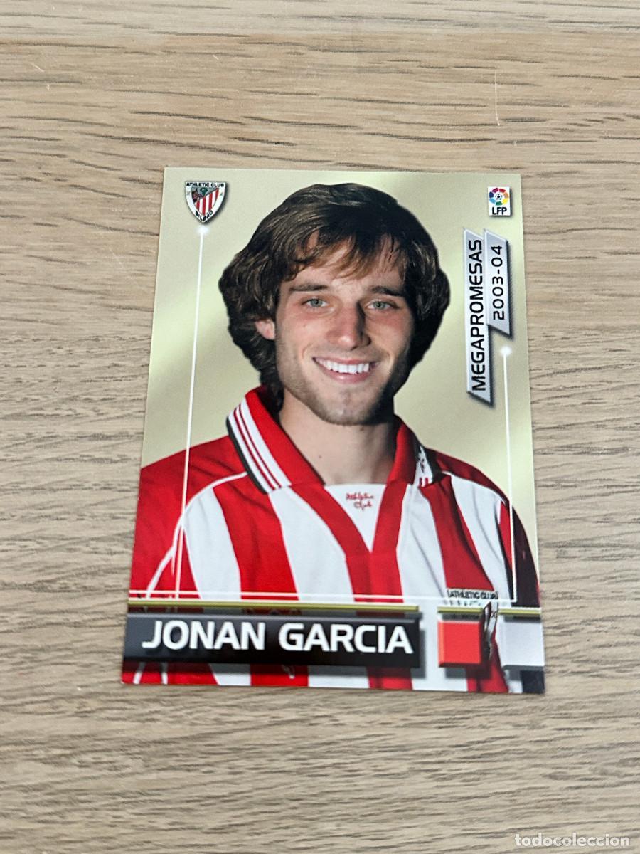 Cromos de f&uacute;tbol: JONAN GARCIA n&ordm; 400 ATHLETIC CLUB MEGAPROMESAS MEGAFICHAS 2003 2004 PANINI 03 04