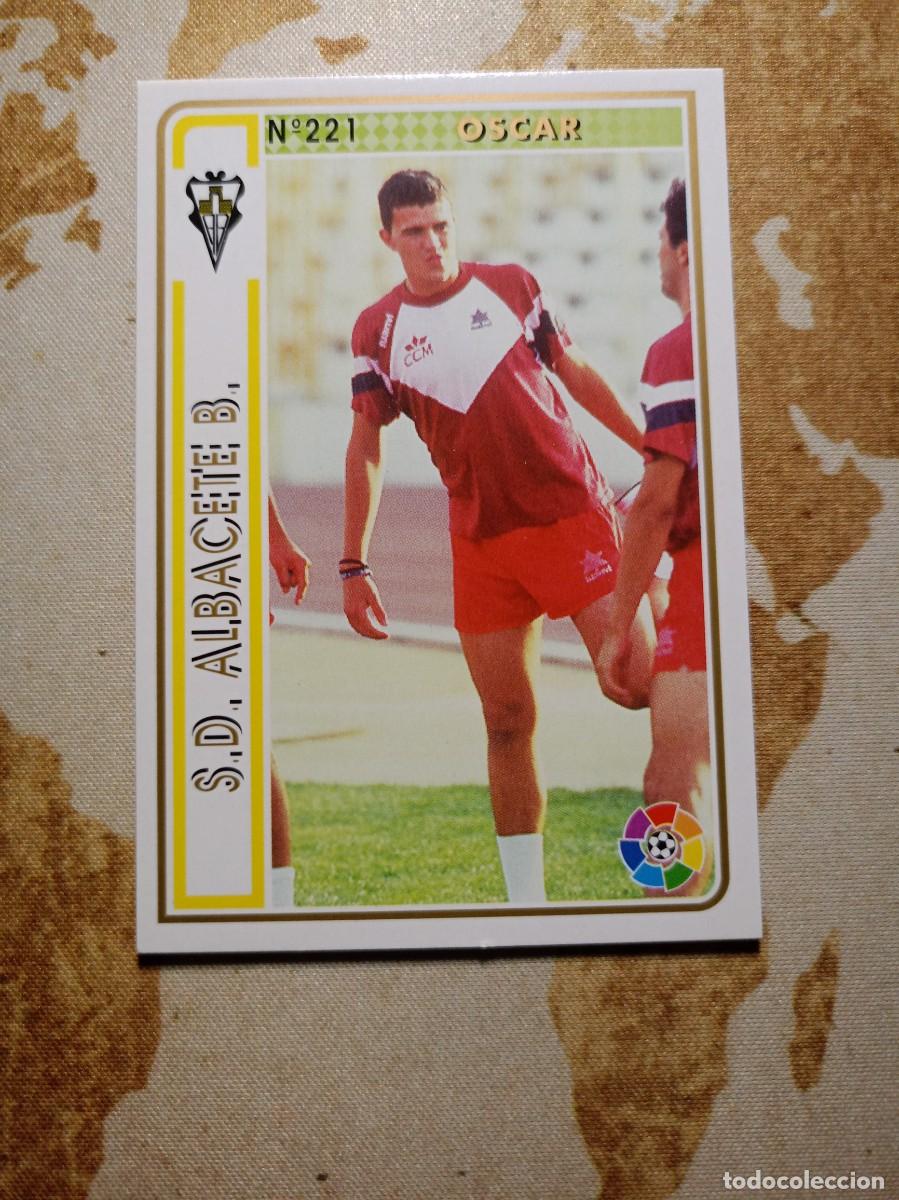 Figurine di Calcio: Albacete 221 OSCAR Mundicromo las fichas de la liga 1994-95