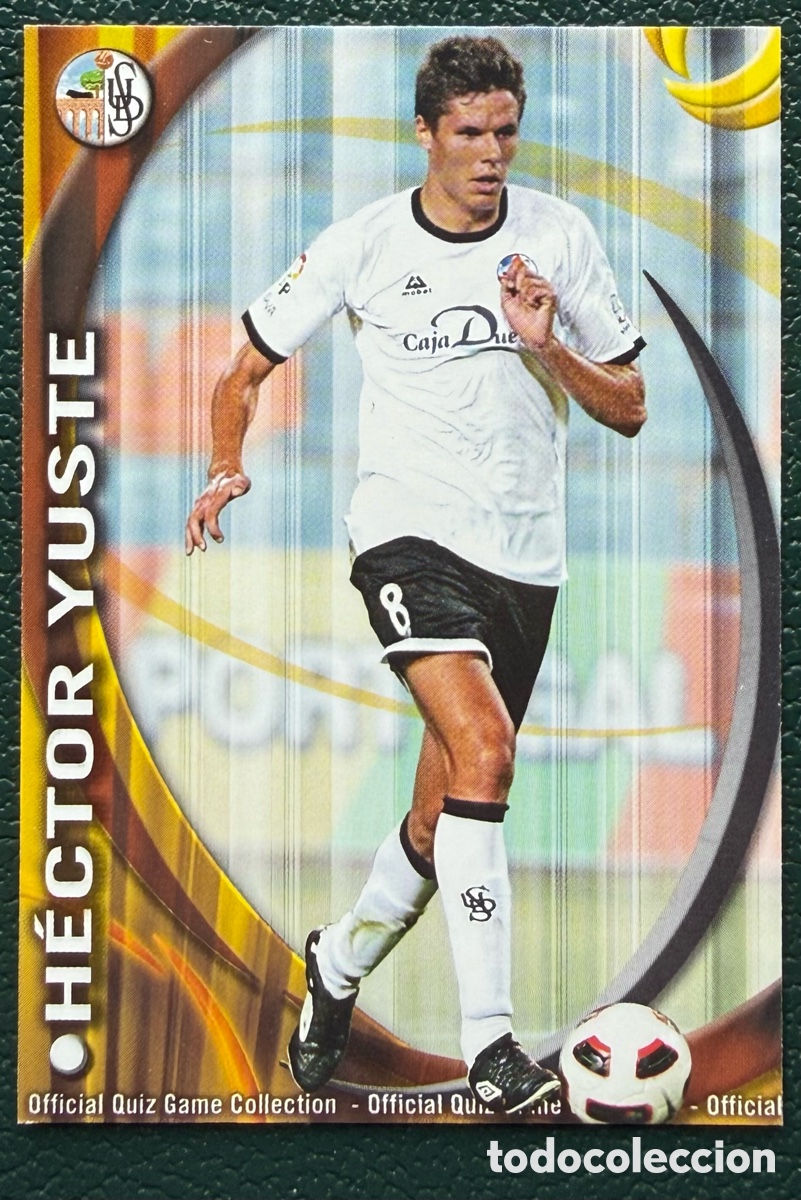 Cromos de F&uacute;tbol: 1234 HECTOR YUSTE UD SALAMANCA FICHAS ALBUM MUNDICROMO 2010 2011 10 11