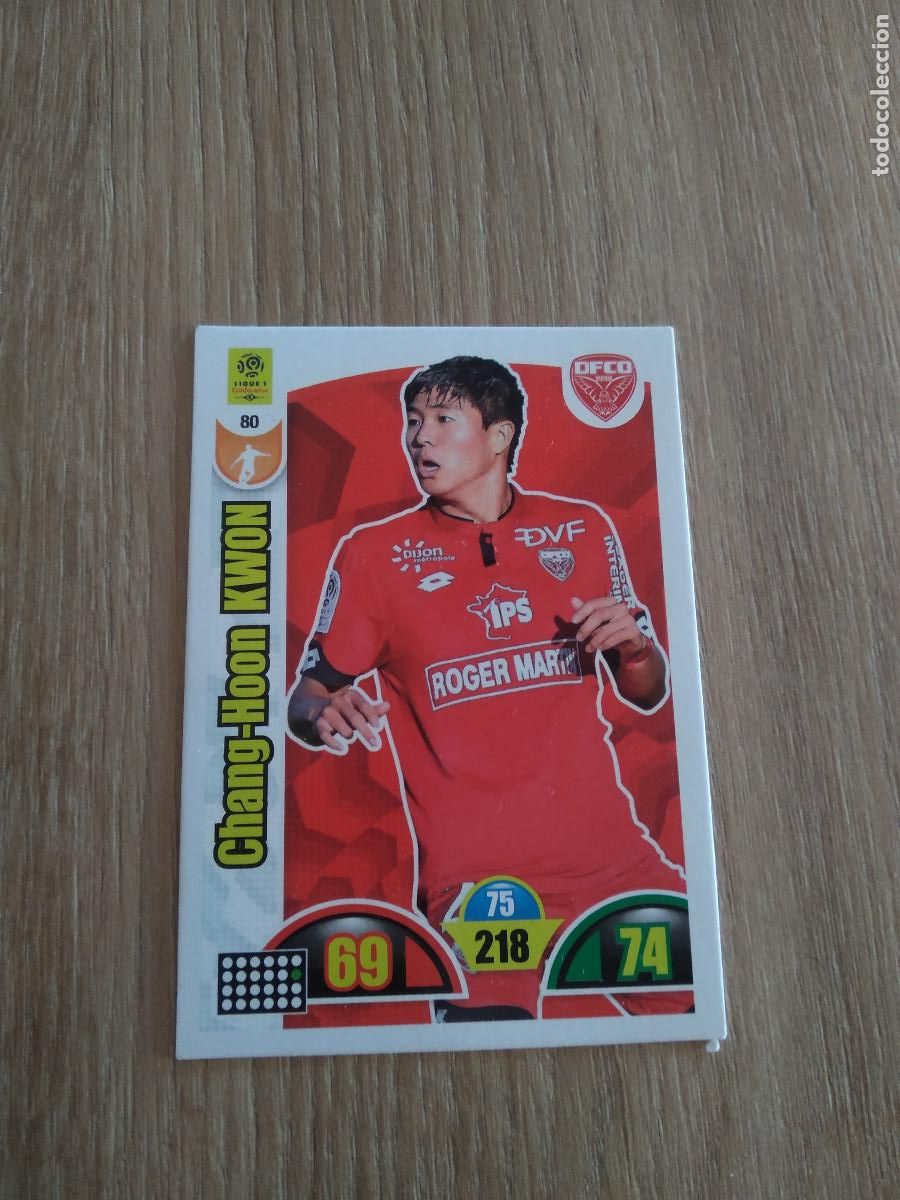 Fu&szlig;ball-Sticker: 80 CHANG-HOON KWON DIJON CROMO FUTBOL PANINI LIGUE 1 FOOT 2018-2019 ADRENALYN LIGA FRANCIA 18-19