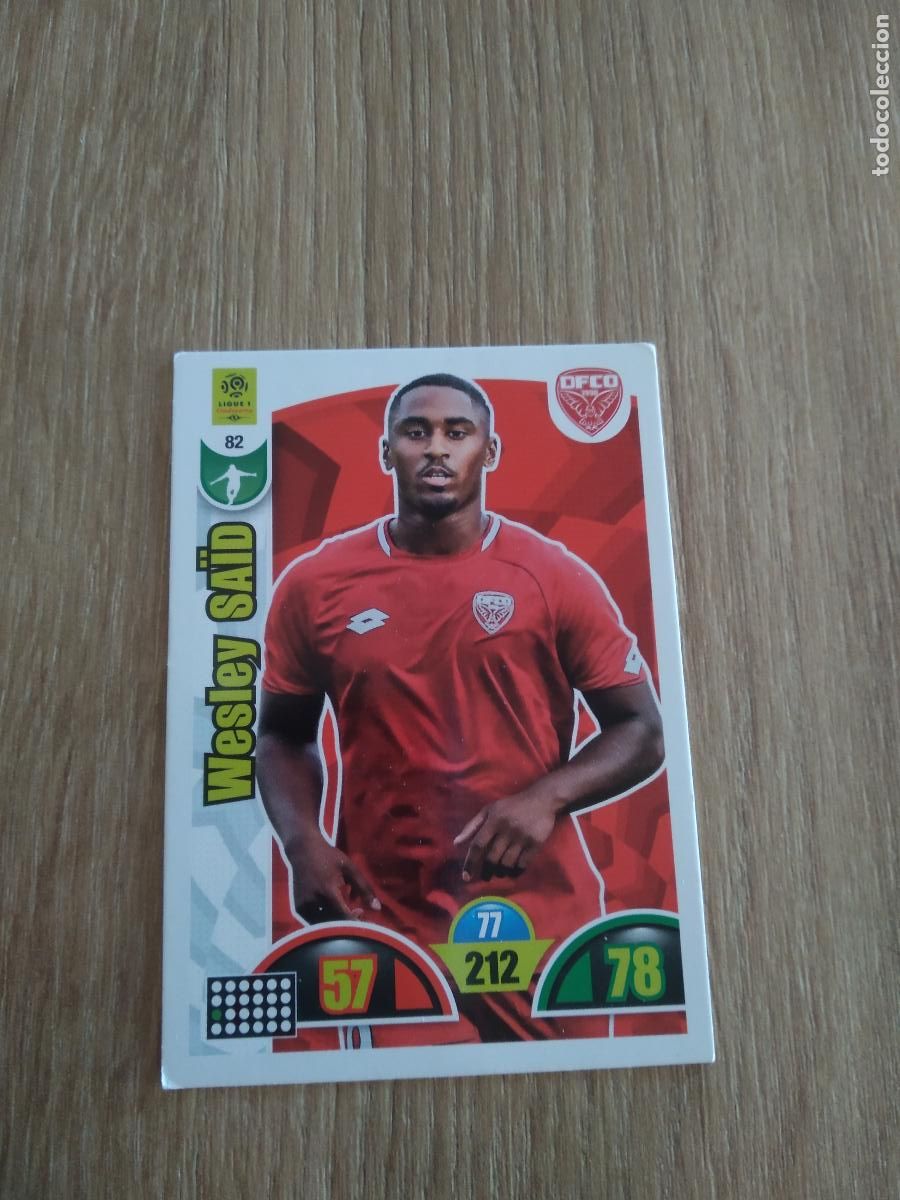 Cromos de Futebol: 82 WESLEY SAID DIJON CROMO FUTBOL PANINI LIGUE 1 FOOT 2018-2019 ADRENALYN LIGA FRANCIA 18-19