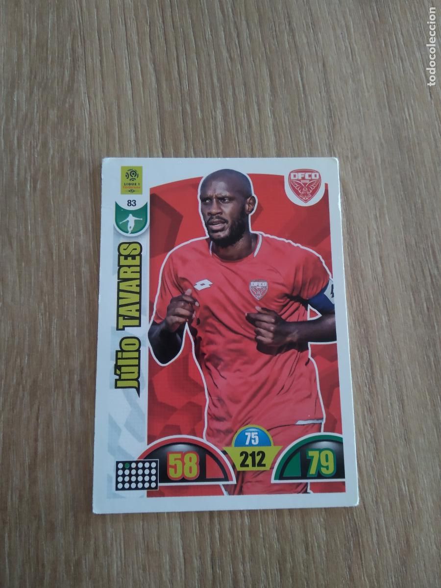 Fu&szlig;ball-Sticker: 83 JULIO TAVARES DIJON CROMO FUTBOL PANINI LIGUE 1 FOOT 2018-2019 ADRENALYN LIGA FRANCIA 18-19