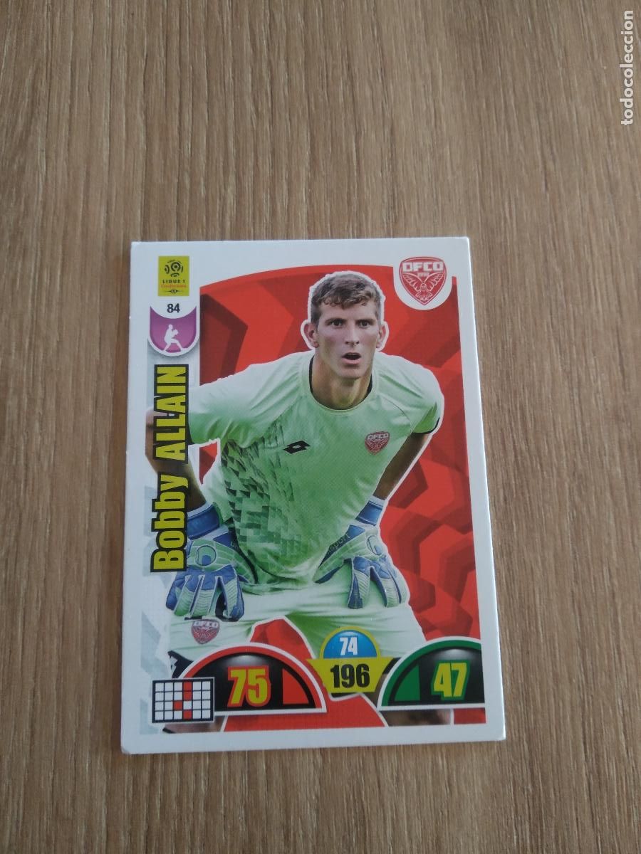 Cromos de Futebol: 84 BOBBY ALLAIN DIJON CROMO FUTBOL PANINI LIGUE 1 FOOT 2018-2019 ADRENALYN LIGA FRANCIA 18-19