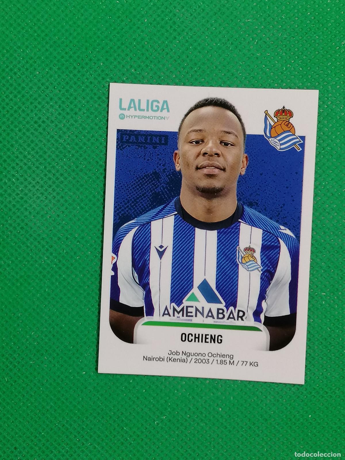 Cromos de f&uacute;tbol: 358 A 358A OCHIENG REAL SOCIEDAD B ⚽ PANINI LIGA HYPERMOTION 25 26 2025 2026 ⚽