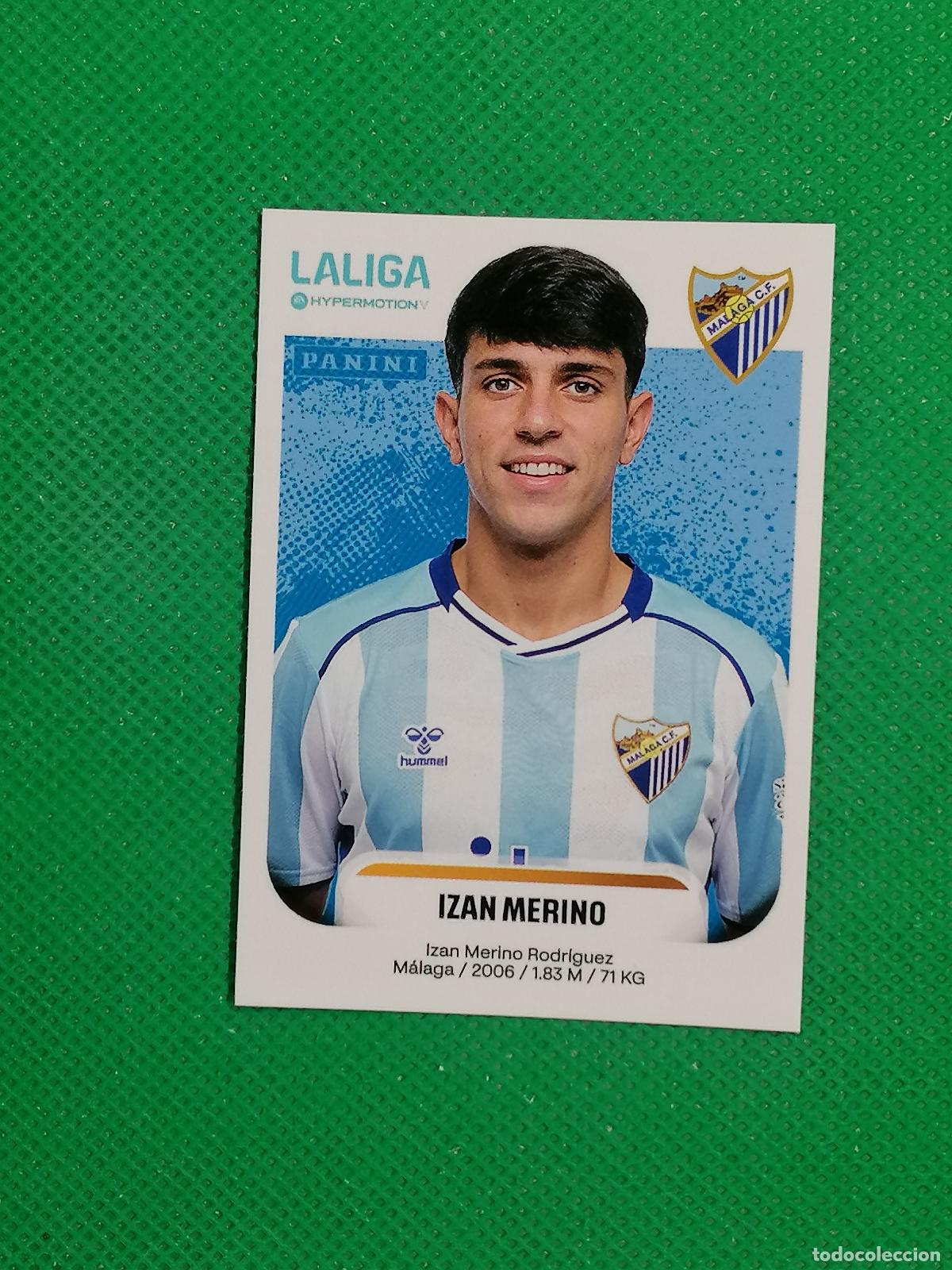 Cromos de f&uacute;tbol: 298 IZAN MERINO MALAGA ⚽ PANINI LIGA HYPERMOTION 25 26 2025 2026 ⚽