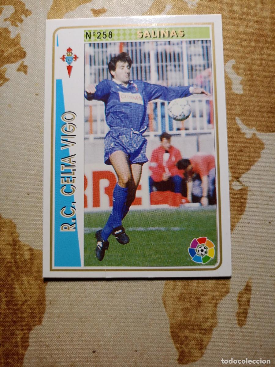 Figurine di Calcio: Celta 258 SALINAS Mundicromo las fichas de la liga 1994-95