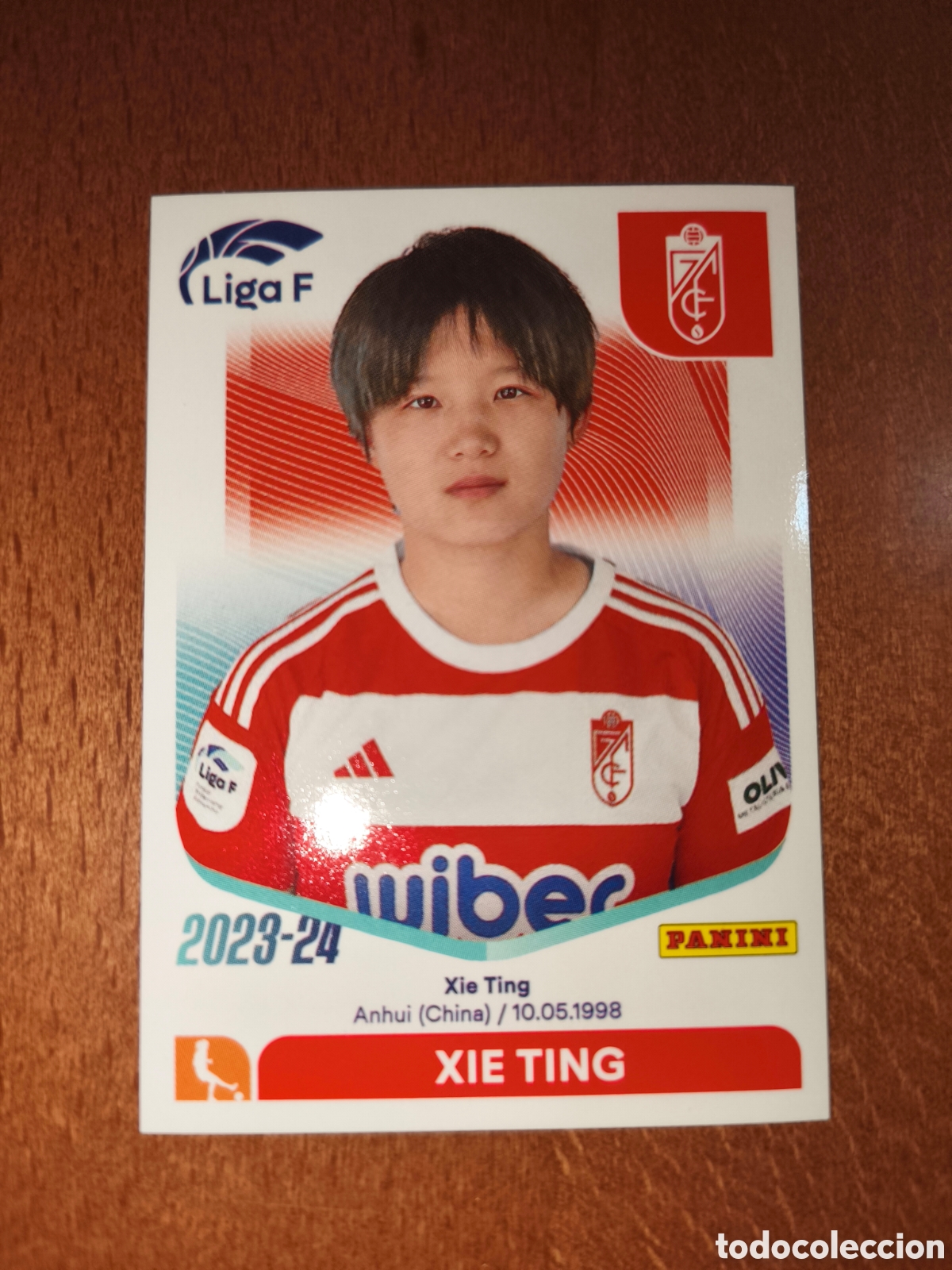 Figurine di Calcio: Xie Ting n&deg;135 liga femenina F 23/24 Granada