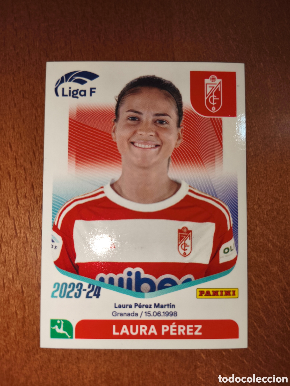 Figurine di Calcio: Laura P&eacute;rez n&deg;137 liga femenina F 23/24 Granada