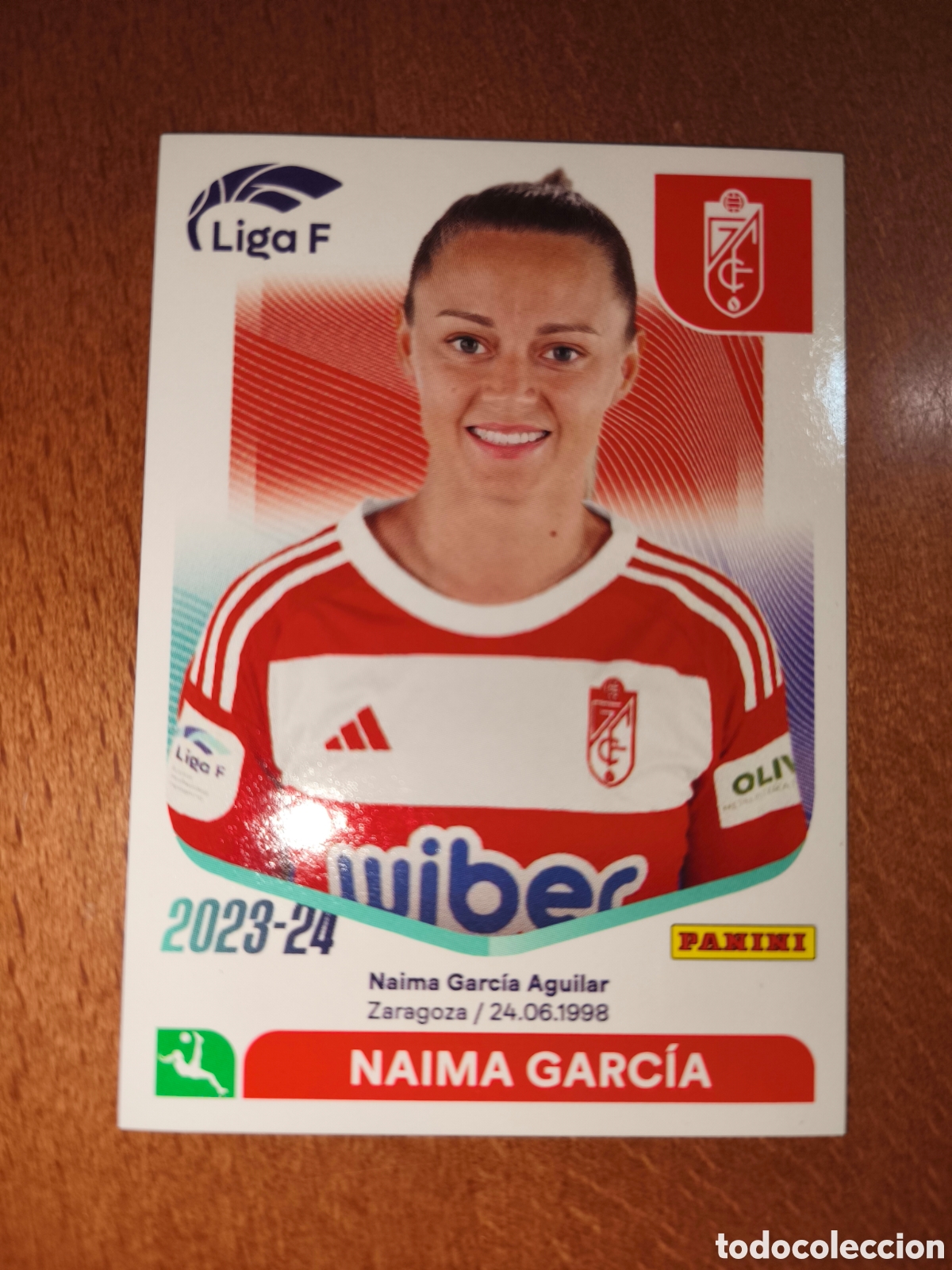Fu&szlig;ball-Sticker: Naima Garc&iacute;a n&deg;140 liga femenina F 23/24 Granada