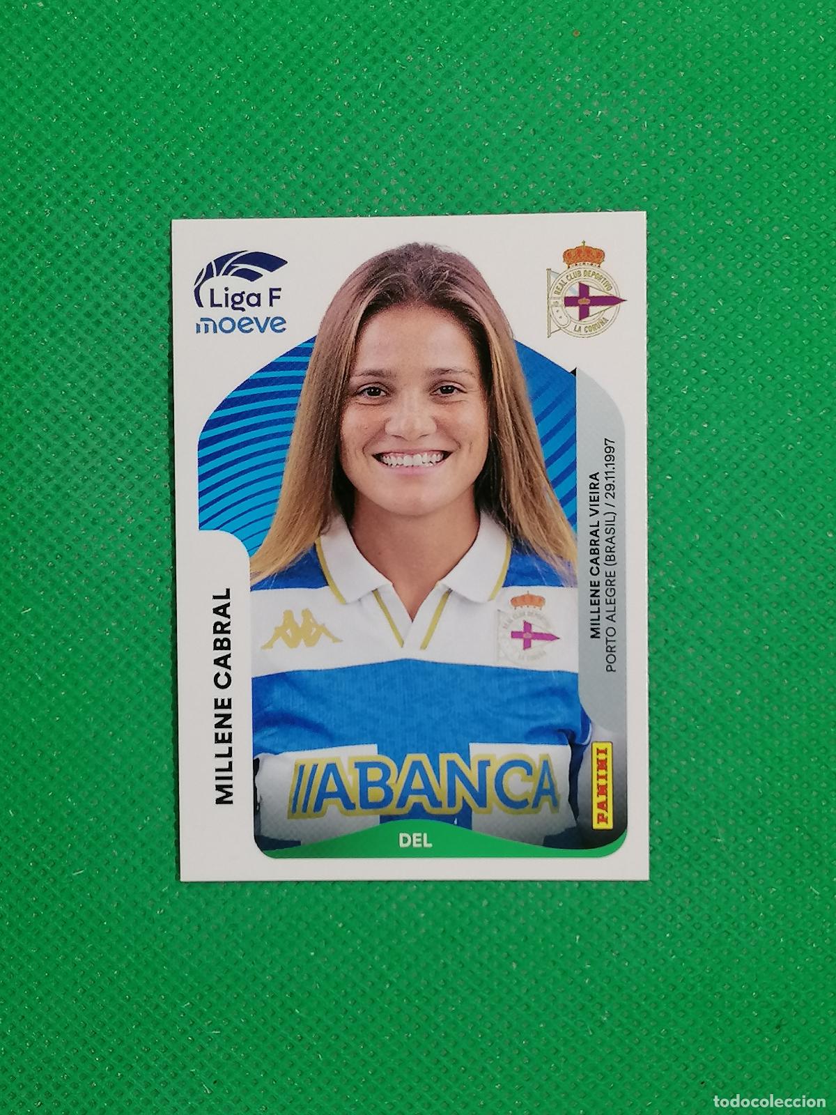 Football Stickers: 141 MILENE CABRAL DEPORTIVO LA CORU&Ntilde;A ABANCA ⚽ PANINI LIGA FEMENINA F MOEVE 25 26 2025 2026 ⚽