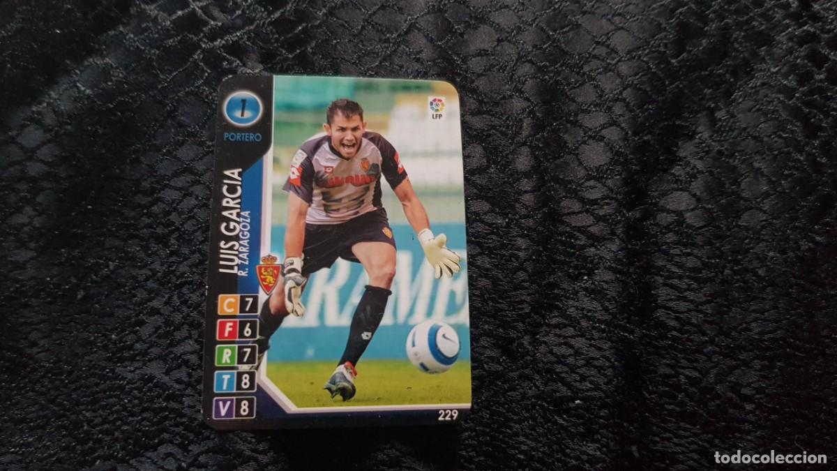 Cromos de F&uacute;tbol: Cromo Derby Total 2004/2005 04/05 N&ordm; 229 Luis Garc&iacute;a (Real Zaragoza) PANINI