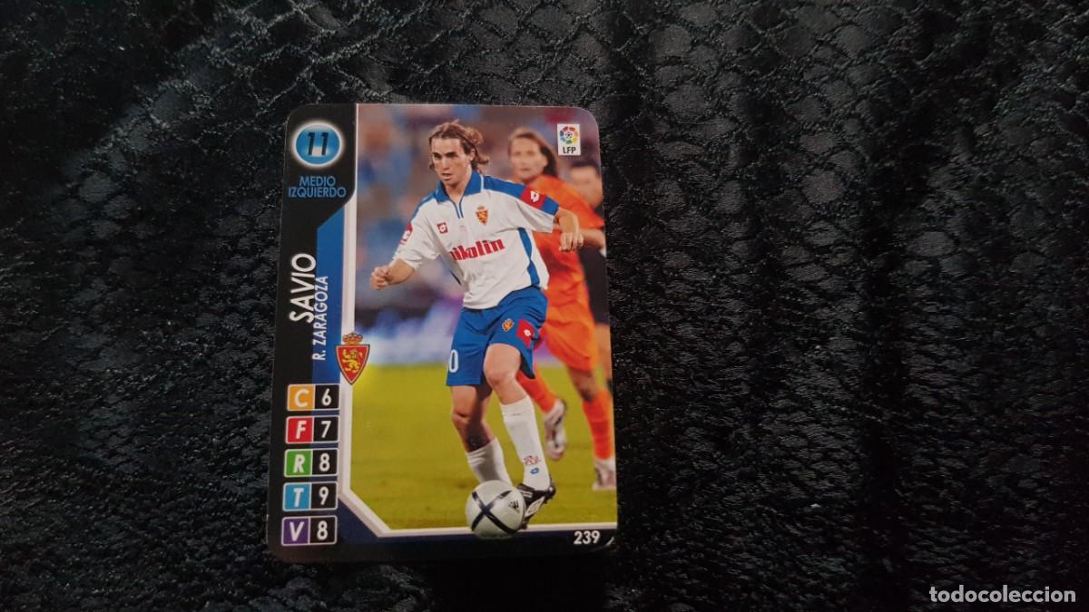 Cromos de F&uacute;tbol: Cromo Derby Total 2004/2005 04/05 N&ordm; 239 Savio (Real Zaragoza) PANINI