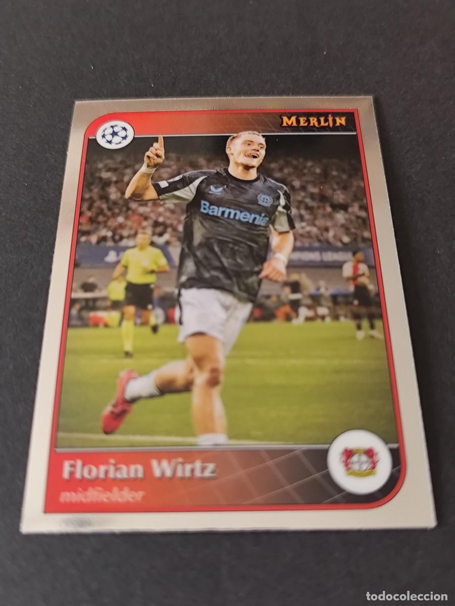 Football Stickers: 10 FLORIAN WIRTZ BAYER 04 LEVERKUSEN TOPPS MERLIN UEFA 2024/2025 24/25