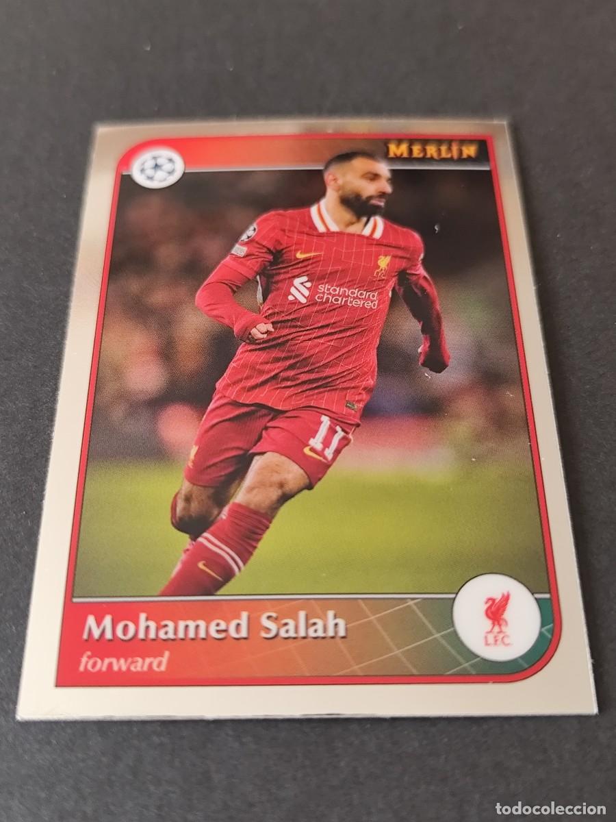 Fu&szlig;ball-Sticker: 11 MOHAMED SALAH LIVERPOOL TOPPS MERLIN UEFA 2024/2025 24/25
