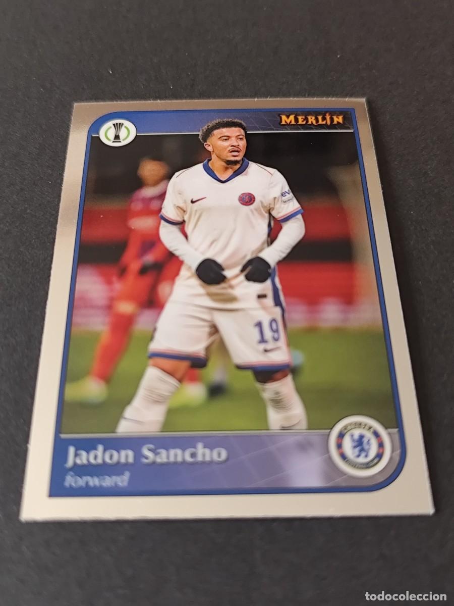 Cartes &agrave; collectionner de Football: 25 JADON SANCHO CHELSEA TOPPS MERLIN UEFA 2024/2025 24/25
