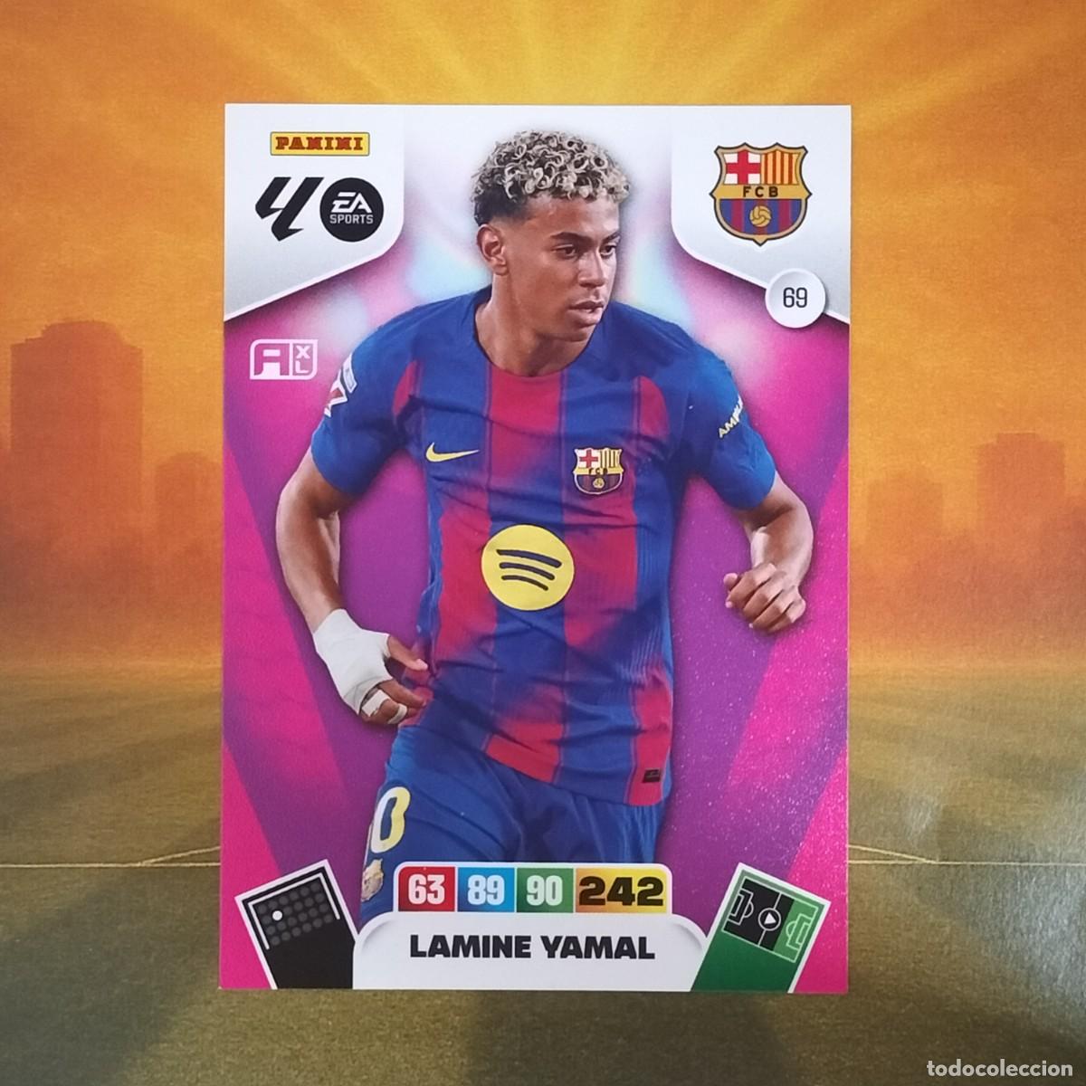 Cromos de F&uacute;tbol: #069 69 Lamine Yamal | FC Barcelona | Adrenalyn XL LaLiga 2025 2026 Panini 25 26
