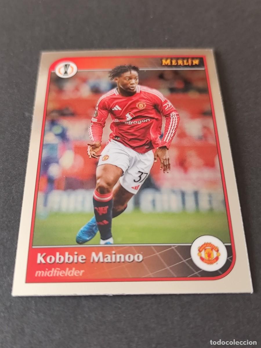 Fu&szlig;ball-Sticker: 37 KOBBIE MAINOO MANCHESTER UNITED TOPPS MERLIN UEFA 2024/2025 24/25