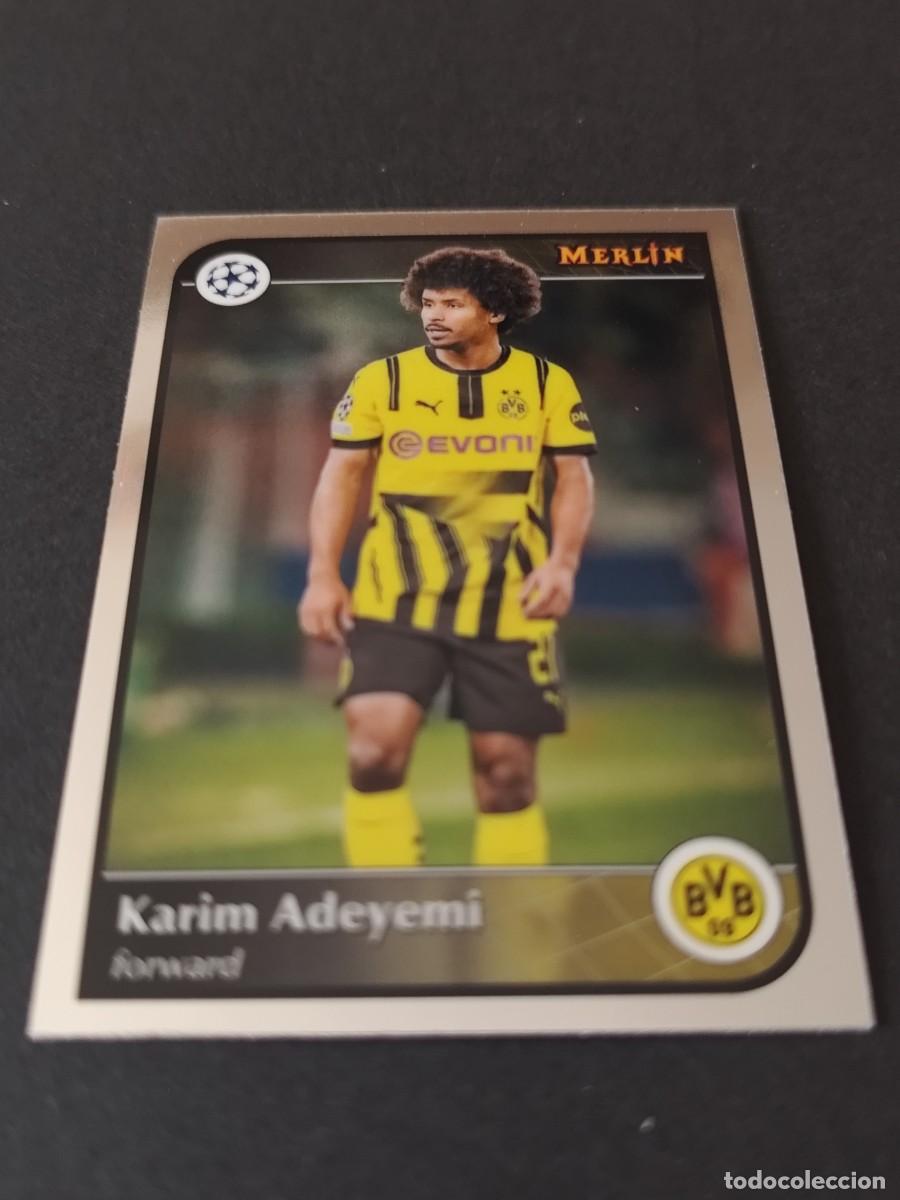 Football Stickers: 95 KARIM ADEYEMI BORUSSIA DORTMUND TOPPS MERLIN UEFA 2024/2025 24/25