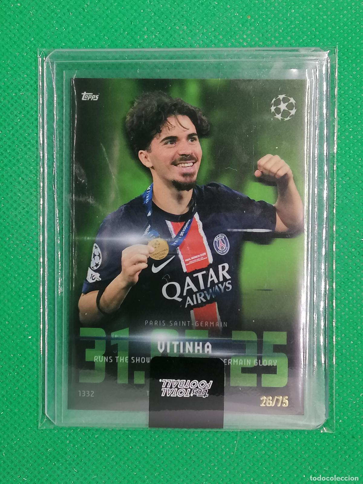 Fu&szlig;ball-Sticker: 1332 VITINHA PARIS ST GERMAIN TOTAL PERFORMERS /75 ⚽ TTF TOPPS TOTAL FOOTBALL 24 25 2024 2025 ⚽