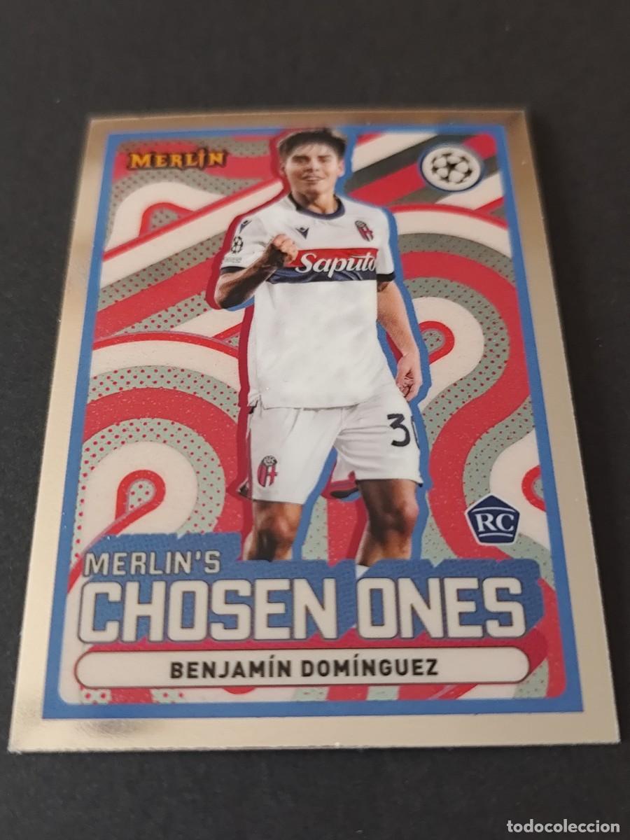 Football Stickers: MC-15 BENJAM&Iacute;N DOM&Iacute;NGUEZ BOLONIA BOLOGNA MERLIN'S CHOSEN ONES TOPPS MERLIN UEFA 2024/2025 24/25
