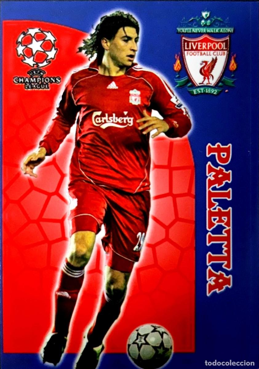Figurine di Calcio: 316 Gabriel Paletta - Liverpool - UEFA Champions League 2007 - Coleccion no oficial