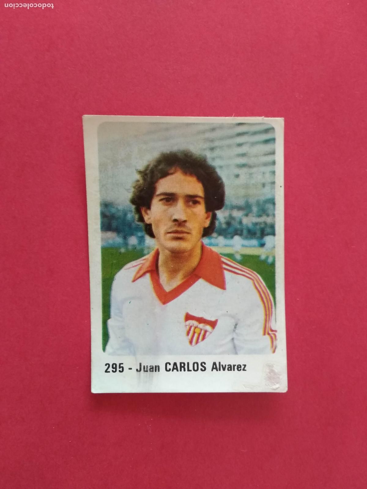 Figurine di Calcio: CROMO CROM PANINI LIGA 80 81 1980 1981 CROMO SIN TRASERA N&ordm; 295 JUAN CARLOS SEVILLA
