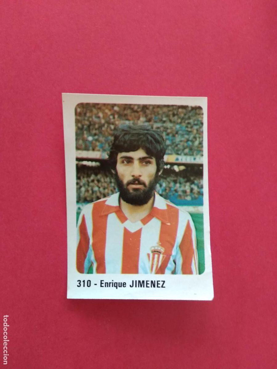Cromos de F&uacute;tbol: CROMO CROM PANINI LIGA 80 81 1980 1981 CROMO SIN TRASERA N&ordm; 310 JIMENEZ SPORTING DE GIJON