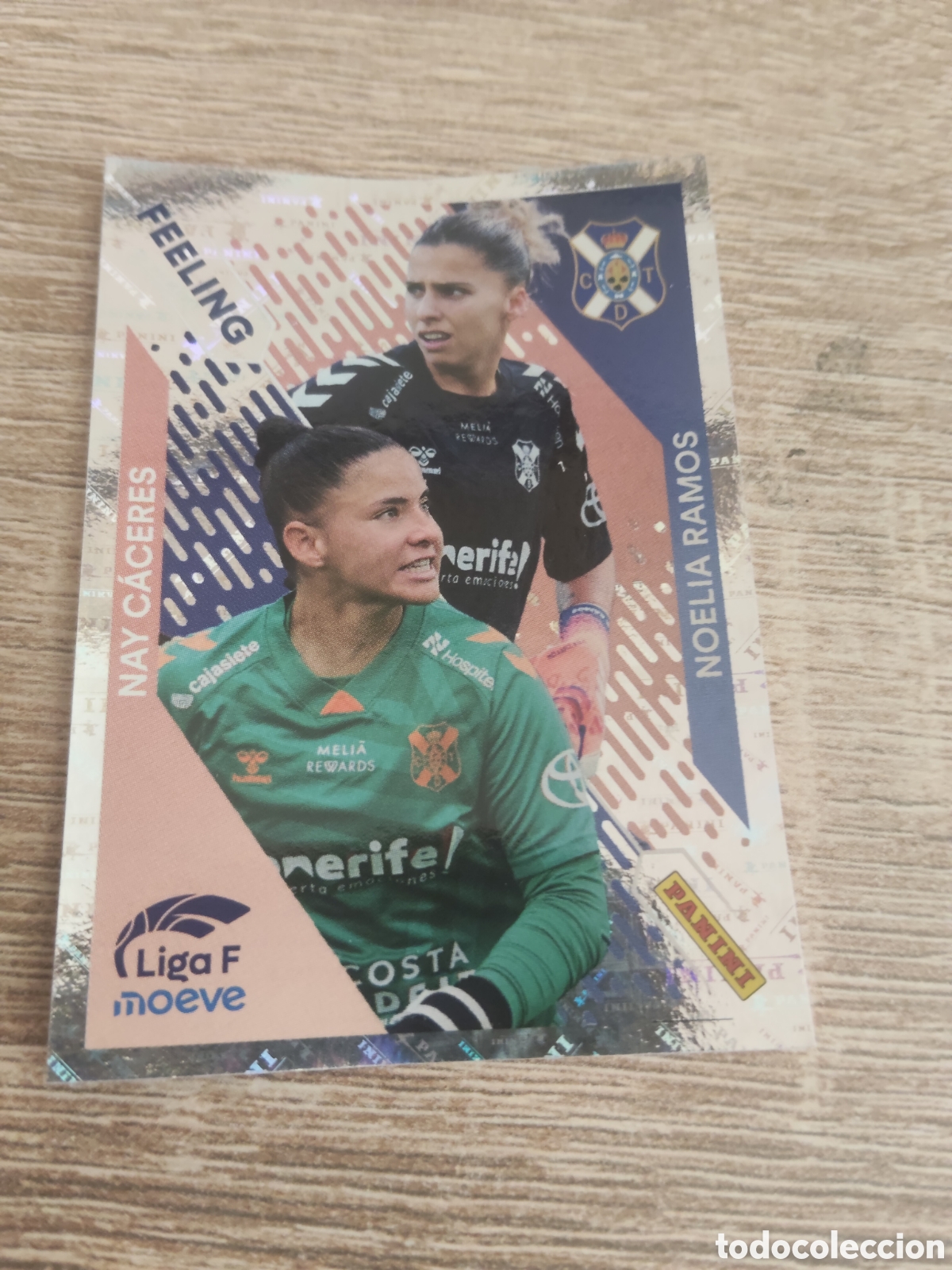Cromos de F&uacute;tbol: Panini liga F Moeve 2025 2026 25 26 370 Feeling Tenerife Nay C&aacute;ceres/Noelia Ramos
