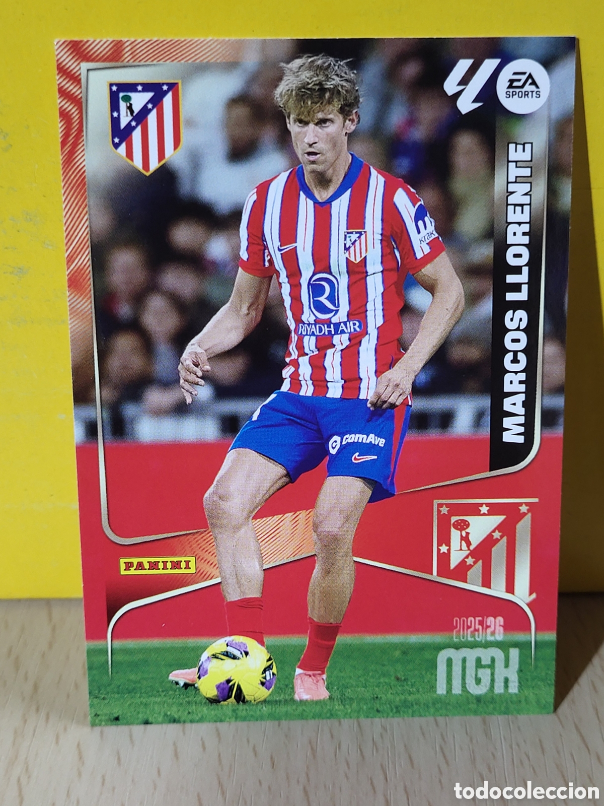Cromos de f&uacute;tbol: MARCOS LLORENTE ATLETICO DE MADRID N&ordm; 67 MGK 2025 2026 25 26 PANINI