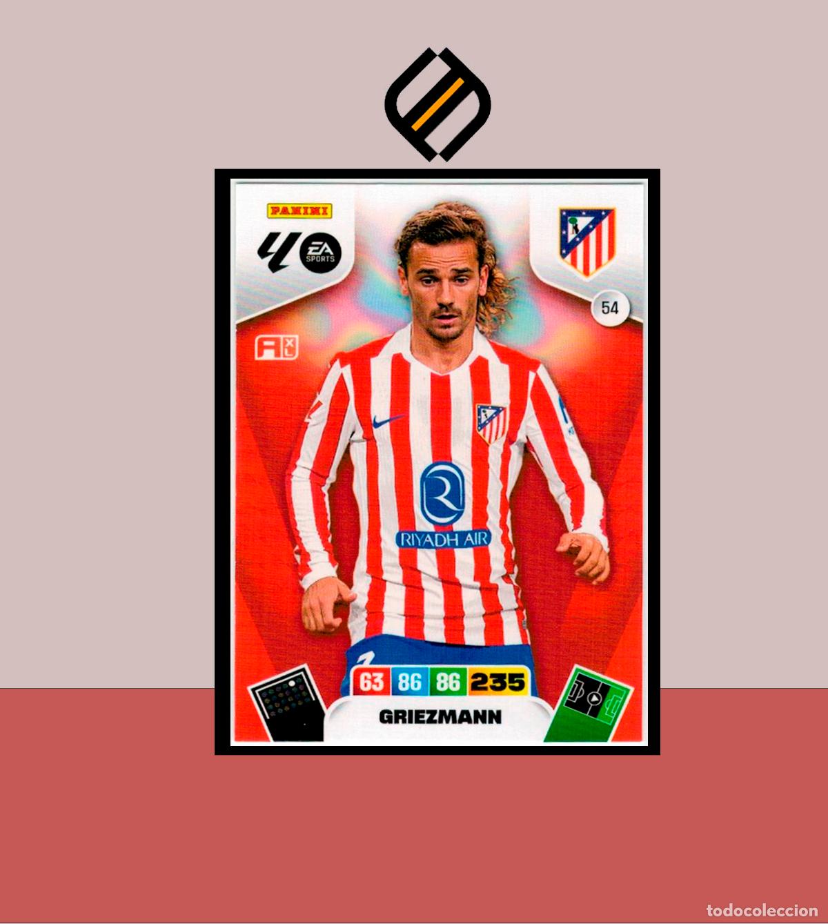 Fu&szlig;ball-Sticker: ADRENALYN XL 2025 2026 PANINI N&ordm; 54 GRIEZMANN ATL&Eacute;TICO MADRID CARD ALBUM COLECCI&Oacute;N LIGA