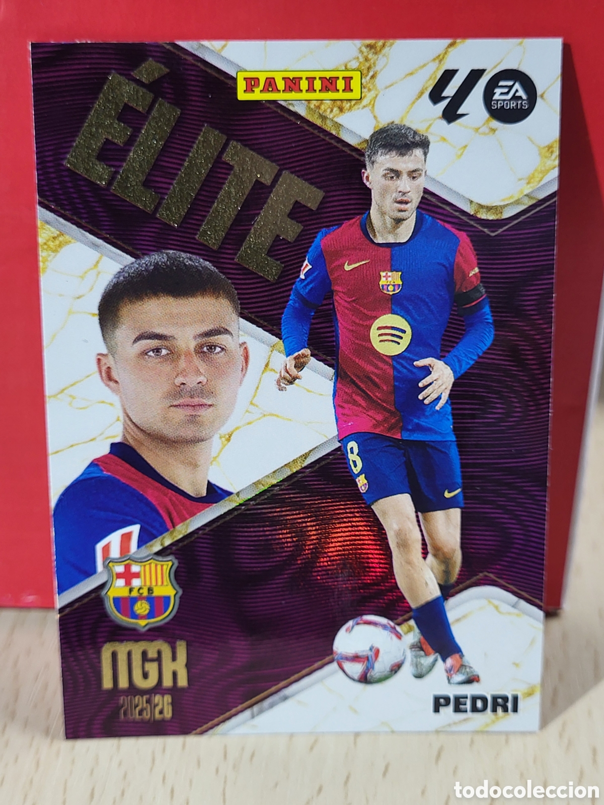 Fu&szlig;ball-Sticker: PEDRI ELITE N&ordm; 15 LIGA MGK 25 26 2025 2026 PANINI