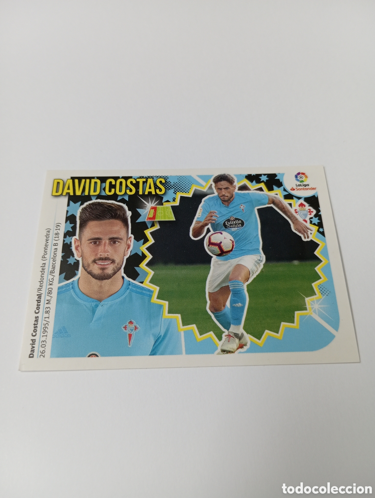 Fu&szlig;ball-Sticker: David Costas 4 B Celta liga este 18-19 panini 2018 2019