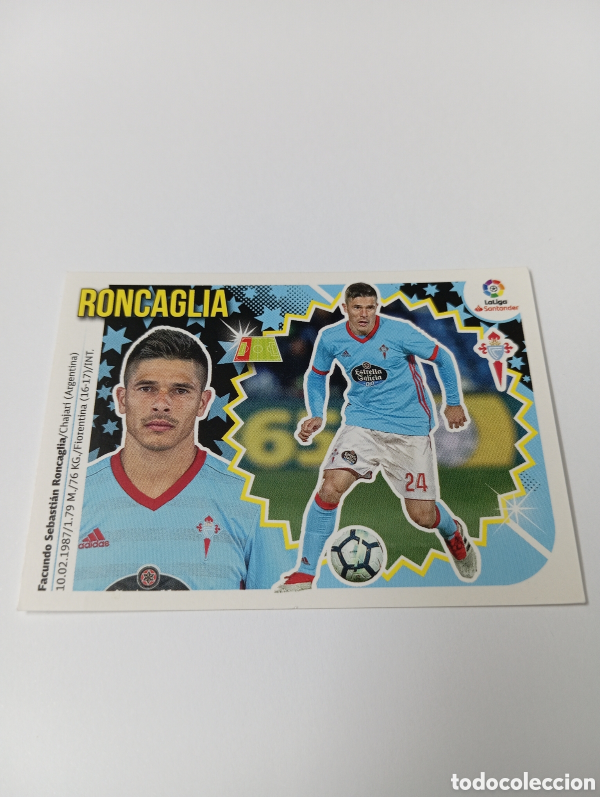 Fu&szlig;ball-Sticker: Roncaglia 6 Celta liga este 18-19 panini 2018 2019