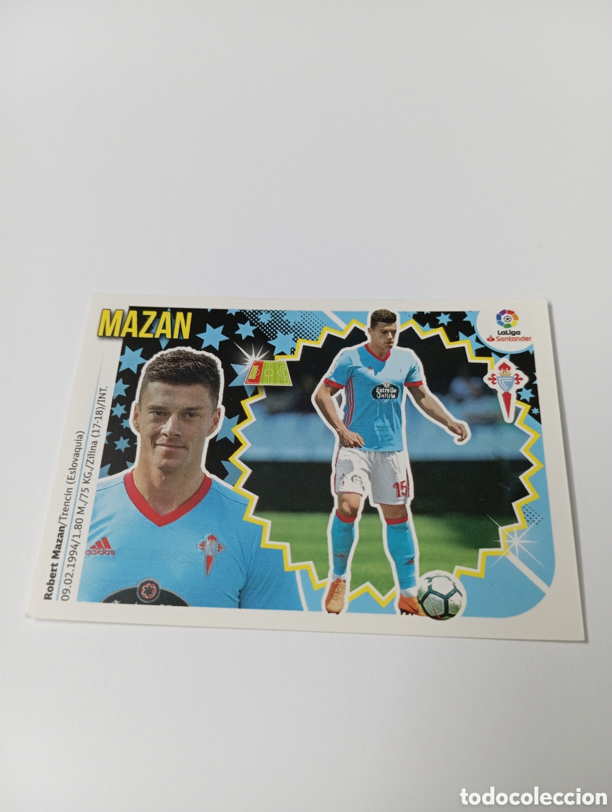 Fu&szlig;ball-Sticker: Maz&aacute;n 7 B Celta liga este 18-19 panini 2018 2019