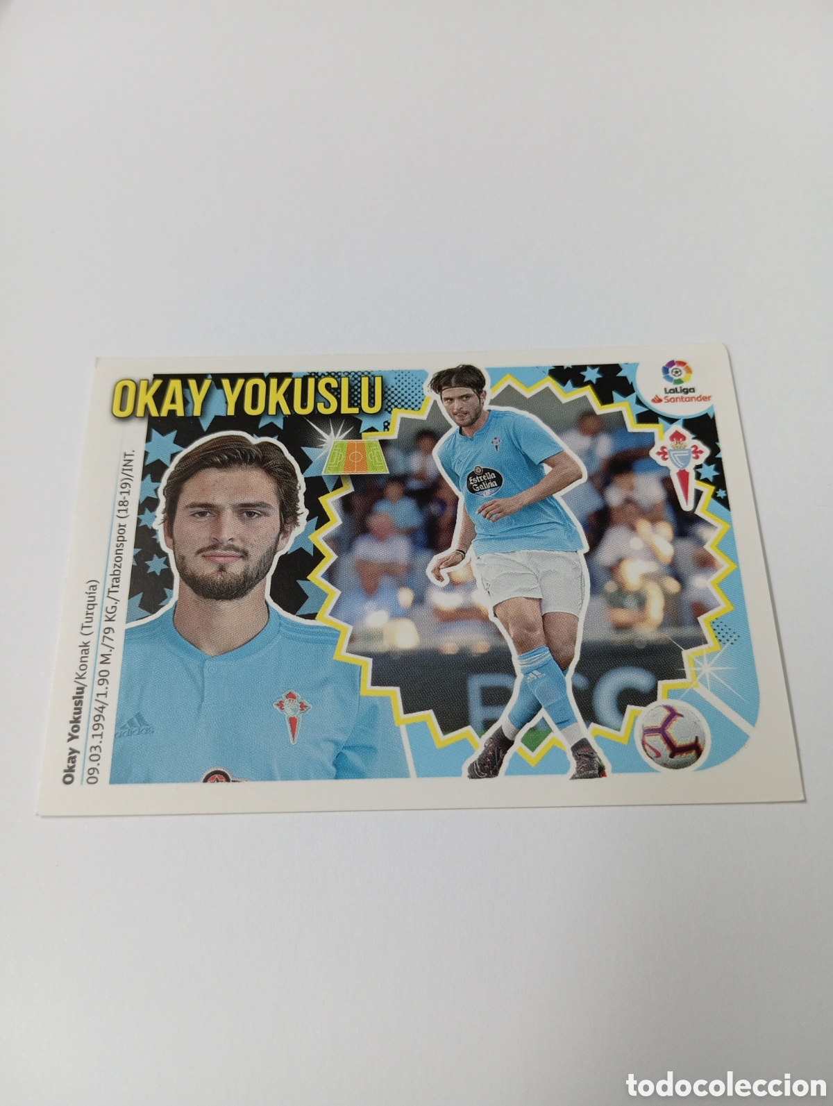 Fu&szlig;ball-Sticker: Okay Yokuslu 10 Celta liga este 18-19 panini 2018 2019