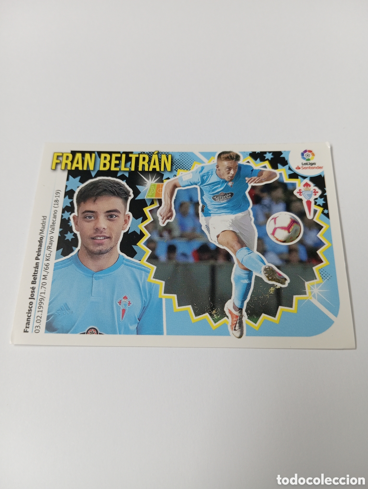 Fu&szlig;ball-Sticker: Fran Beltr&aacute;n 11 BIS Celta liga este 18-19 panini 2018 2019