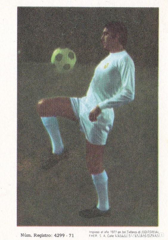 Fu&szlig;ball-Sticker: GRANDE, R. MADRID, 1971/1972, ED FHER, SIN PEGAR (CROMO DE CARTON)