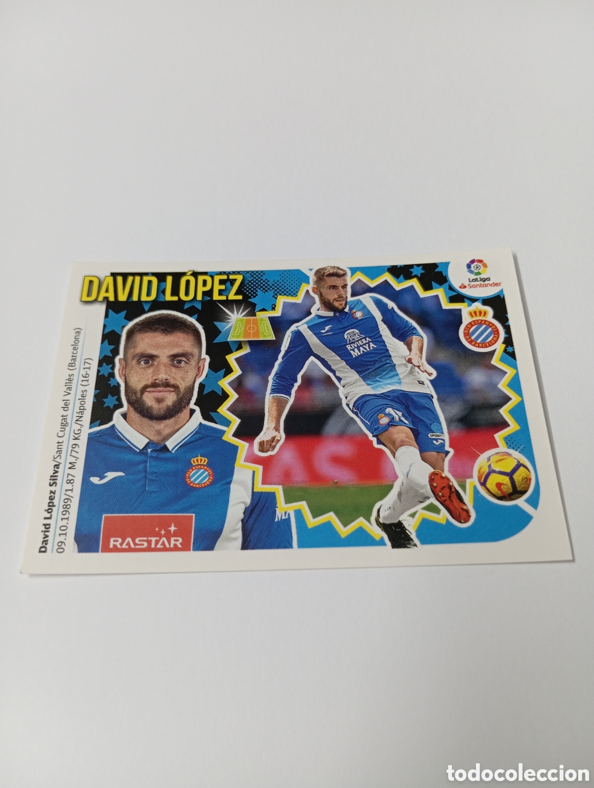 Fu&szlig;ball-Sticker: David L&oacute;pez 8 Espanyol Espa&ntilde;ol liga este 18-19 panini 2018 2019