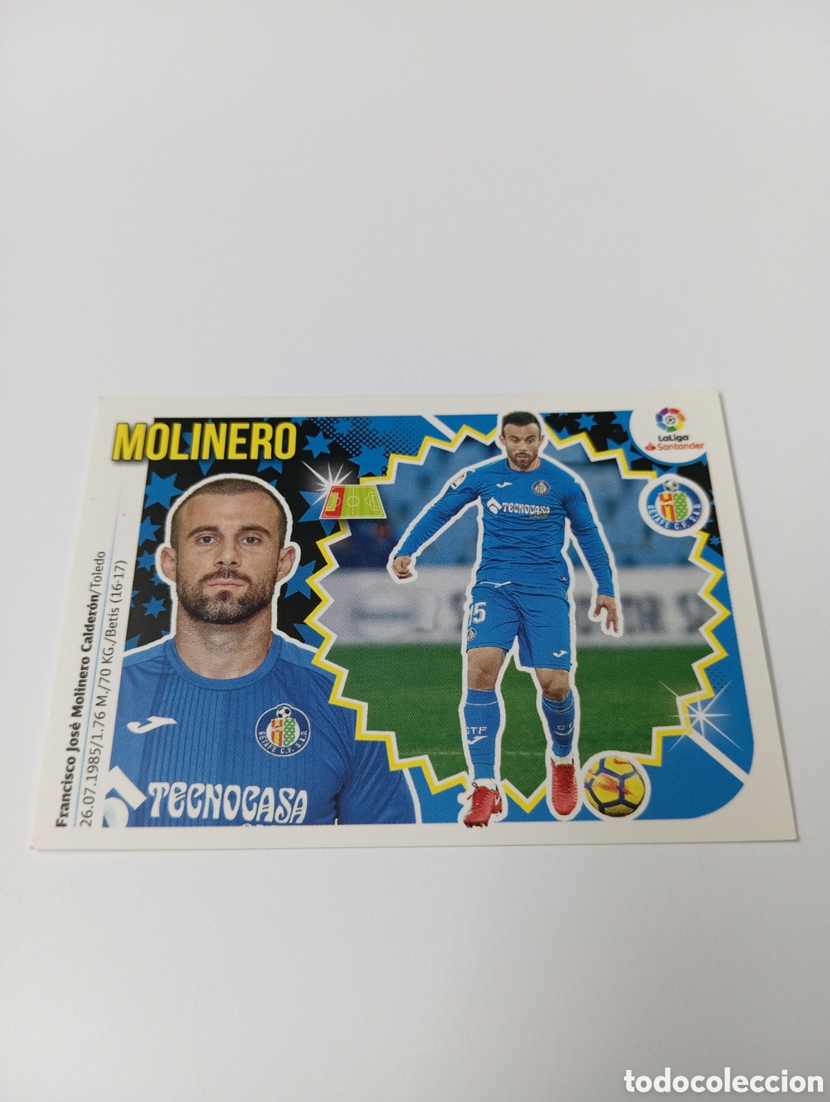 Fu&szlig;ball-Sticker: Molinero 7 B Getafe liga este 18-19 panini 2018 2019
