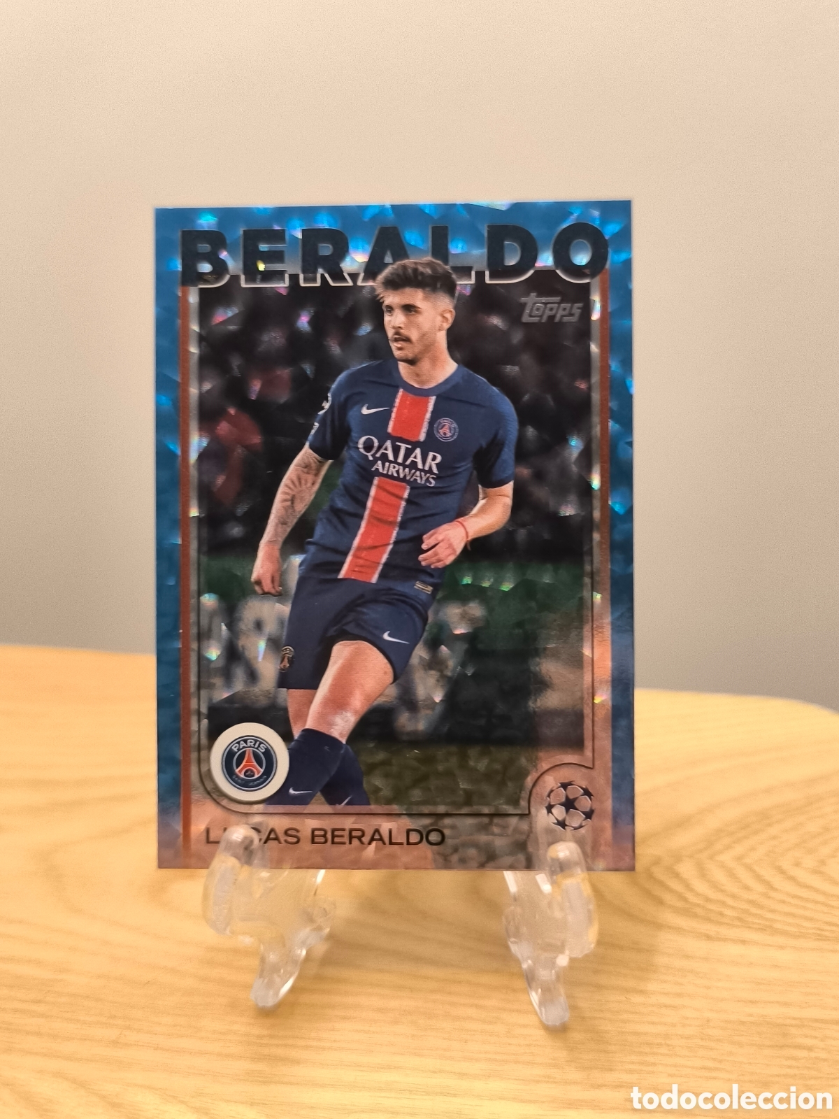 Cromos de F&uacute;tbol: Lucas Beraldo numerado /75 Topps PSG